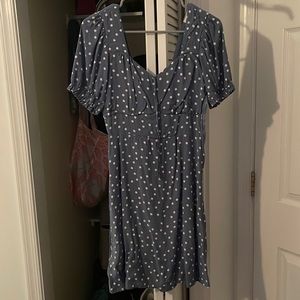 Blue Polka Dot Dress
